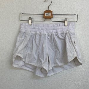 LULULEMON WHITE SHORTS
